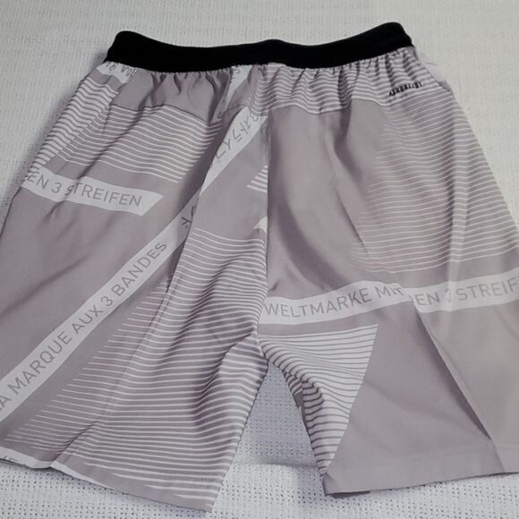 Adidas Rare Graphic Aeroready Basketball Zippered Pockets Athletic Sz S Shorts - Picture 8 of 12